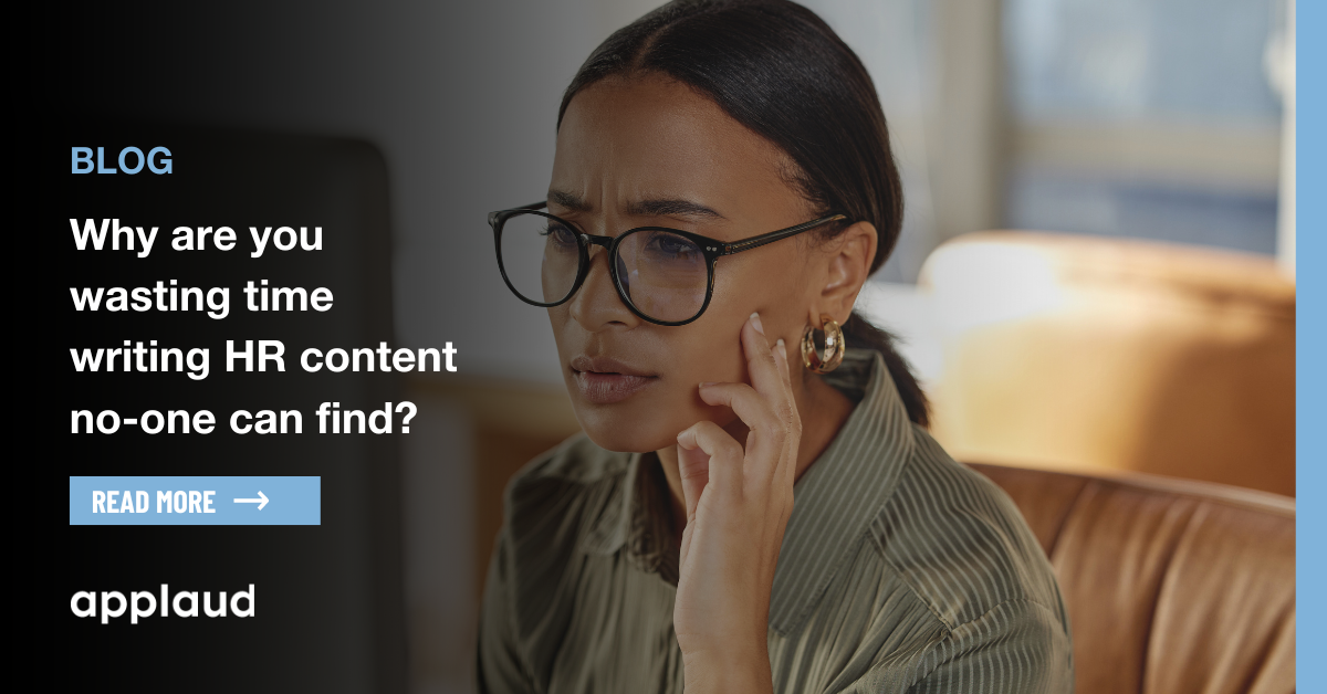 Why are you wasting time writing HR content no one reads?